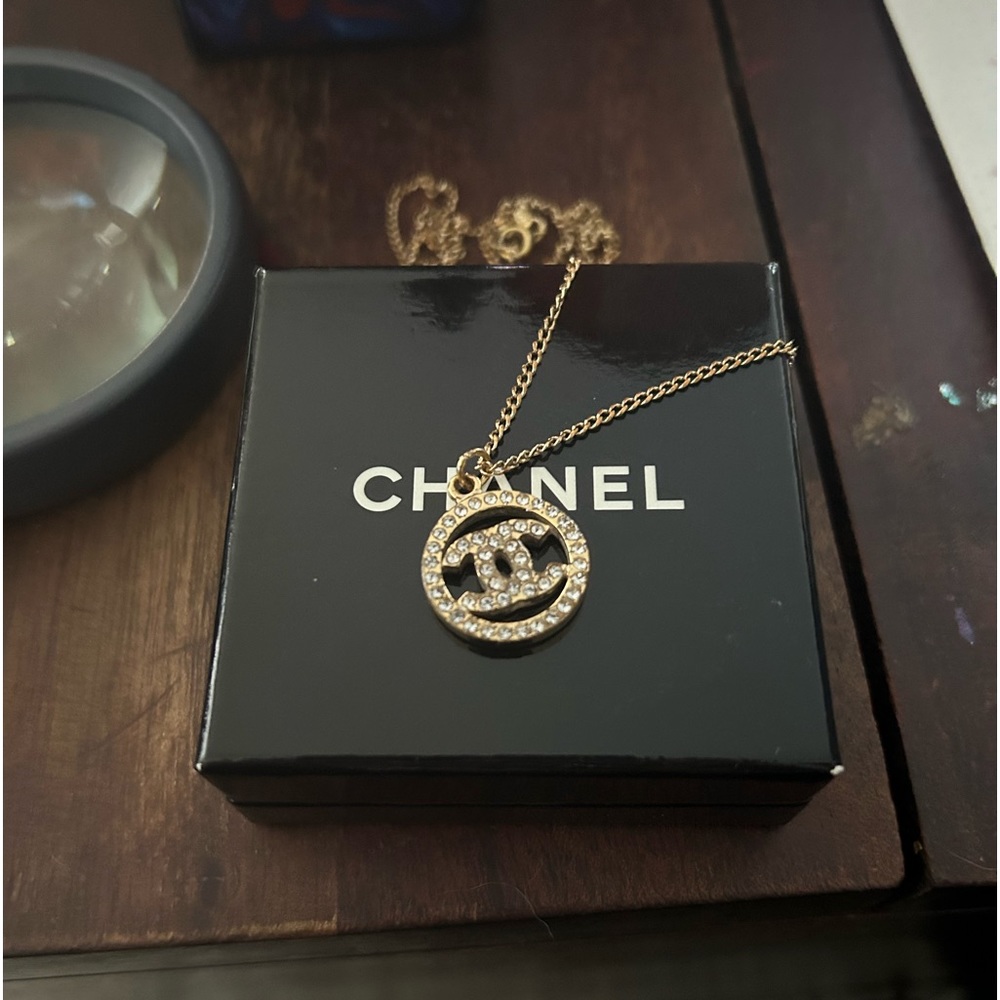 Stunning Chanel and Strass Pendant 2006A
